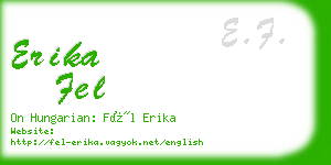 erika fel business card